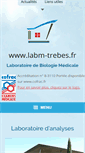 Mobile Screenshot of labm-trebes.fr